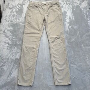 Billy Reid Pants Mens 33 Tan Slim Cut Chino Casual Trousers Office 5 Pocket